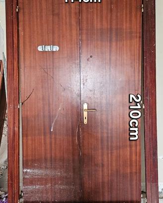 Porte per interno legno scuro