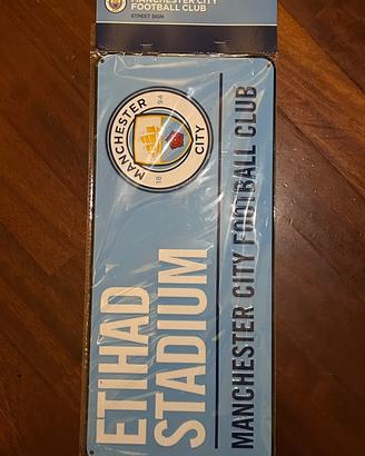 Targa Metallica "Etihad Stadium" Manchester City