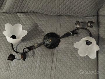 lampadario in ferro battuto 