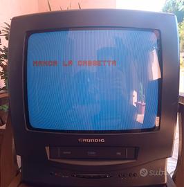 TV CRT 14" Grundig con VCR (TVR3730)