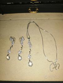 Parure in argento fatta amano