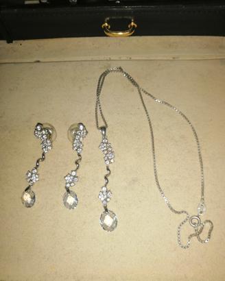Parure in argento fatta amano