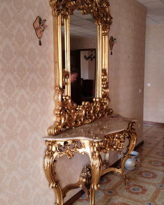 salotto doppio, stile  barocco
