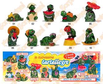 Lotto 8 Tartallegre Vintage 1992 - Kinder Sorpresa
