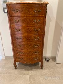 Cassettiera epica in radica