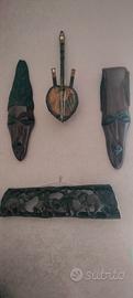 Sculture africane + strumento musicale