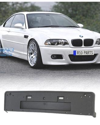 SUPPORTO TARGA PARAURTI BMW E46 LOOK M3 98-05