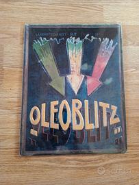 insegna metallica OLEOBLITZ 