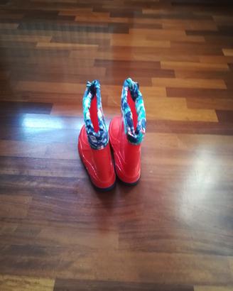 stivali in gomma anti pioggia bimbo