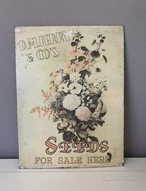 Insegna In Metallo Da Fiorista D.M. Ferry&Co’s