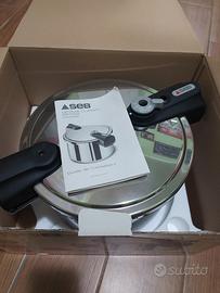 Pentola a pressione 8L inox, NUOVA, mai usata