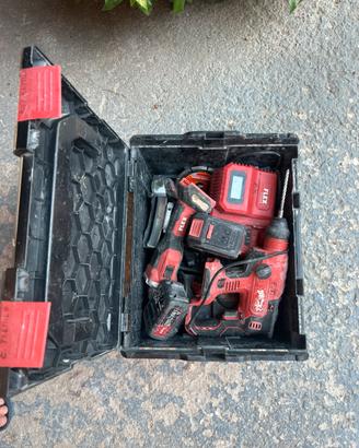 Kit FLEX 18V Tassellatore Smerigliatrice +Batterie