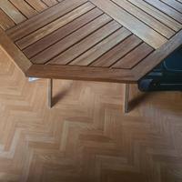 tavolo ottagonale in legno chiudibile