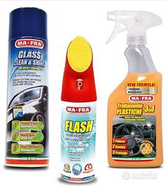 Ma-Fra Kit Pulizia Interni e Vetri, Flash Pulitore