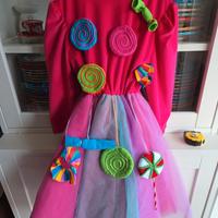 Vestito carnevale fata della caramella
