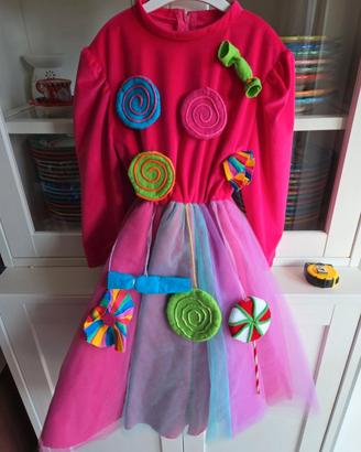 Vestito carnevale fata della caramella