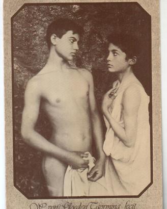 Cartolina da foto di Wilhelm Von Gloeden