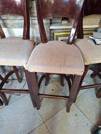 sgabelli in legno 