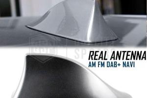 Antenna PINNA SQUALO GRIGIA per PEUGEOT AM-FM-DAB