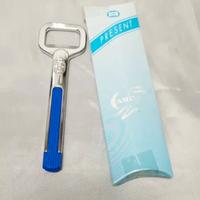 Apribottiglia amc acciaio blu