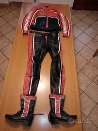 2 tute divisibili tg 46 e 50 più stivali 37 e 42