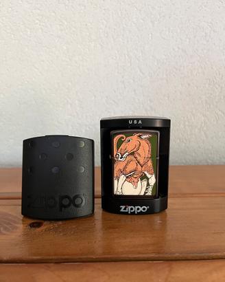 Accendino Zippo  "Canguro con Cucciolo" Marzo 1993