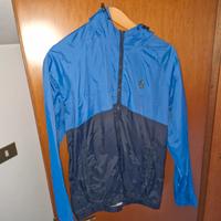 giubbetto impermeabile uomo blu