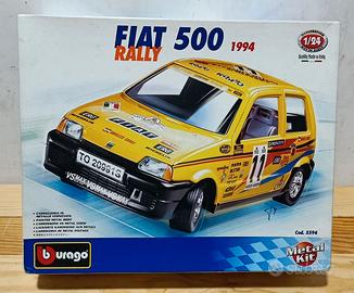 FIAT 500 RALLY 1994 BBURAGO 1:24 METAL KIT