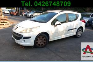 Ricambi usati PEUGEOT 207 SW 1.4 54KW- NO MOTORE