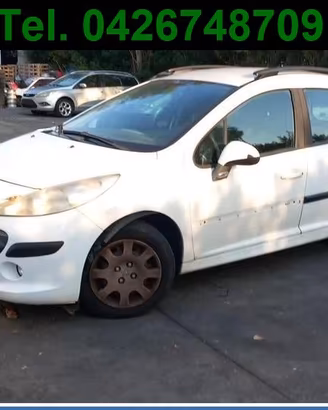 Ricambi usati PEUGEOT 207 SW 1.4 54KW- NO MOTORE