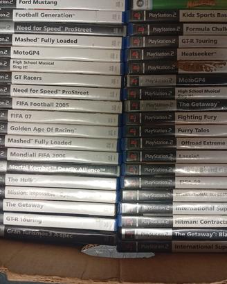 lotto giochi PlayStation 2 originali 