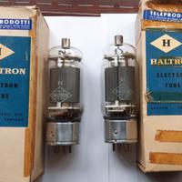 Coppia di valvole Haltron Electron Tube 813 NOS