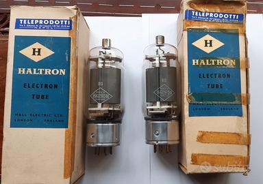 Coppia di valvole Haltron Electron Tube 813 NOS