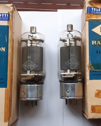 Coppia di valvole Haltron Electron Tube 813 NOS