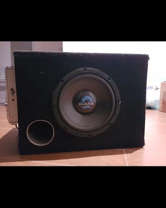 subwoofer e amplificatore