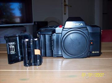 Fotocamera e obiettivi contax yashica motore cont