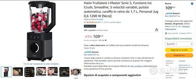 Frullatore Haier I Master, Serie 5 - NUOVO