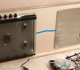 Top+lavello+piano cottura