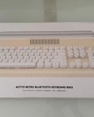 Tastiera bluetooth stile vintage Actto retro B503