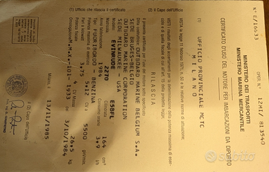 Evinrude 6 Cv 2tp gambo lungo