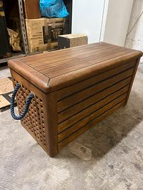 Cassapanca/baule - Teak Burma - 12,7 kg - 35x75x42