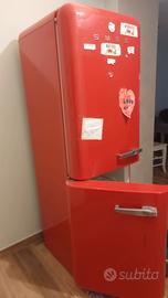 FRIGO SMEG VINTAGE ROSSO