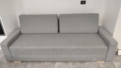 Divano letto 3 posti grigio Ikea Gralviken