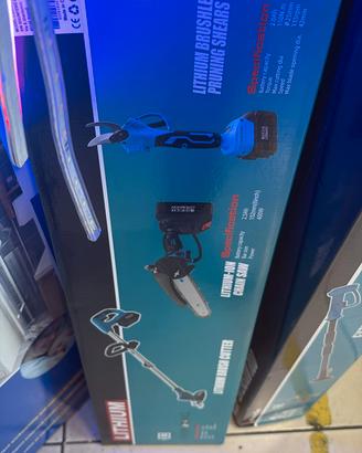 kit decespugliatore, motosega, cesoie