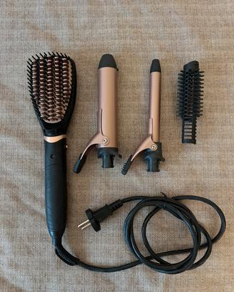 Styler spazzola capelli ricci lisci