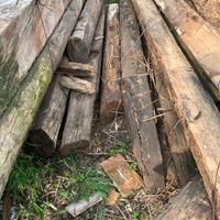 Travi legno castagno