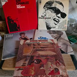 Lotto 5 Lp Tina turner, Stevie Wonder, Ray Charles