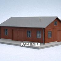 Kit Magazzino Ferroviario per Plastico Treni