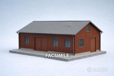 Kit Magazzino Ferroviario per Plastico Treni
