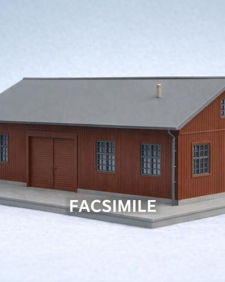 Kit Magazzino Ferroviario per Plastico Treni